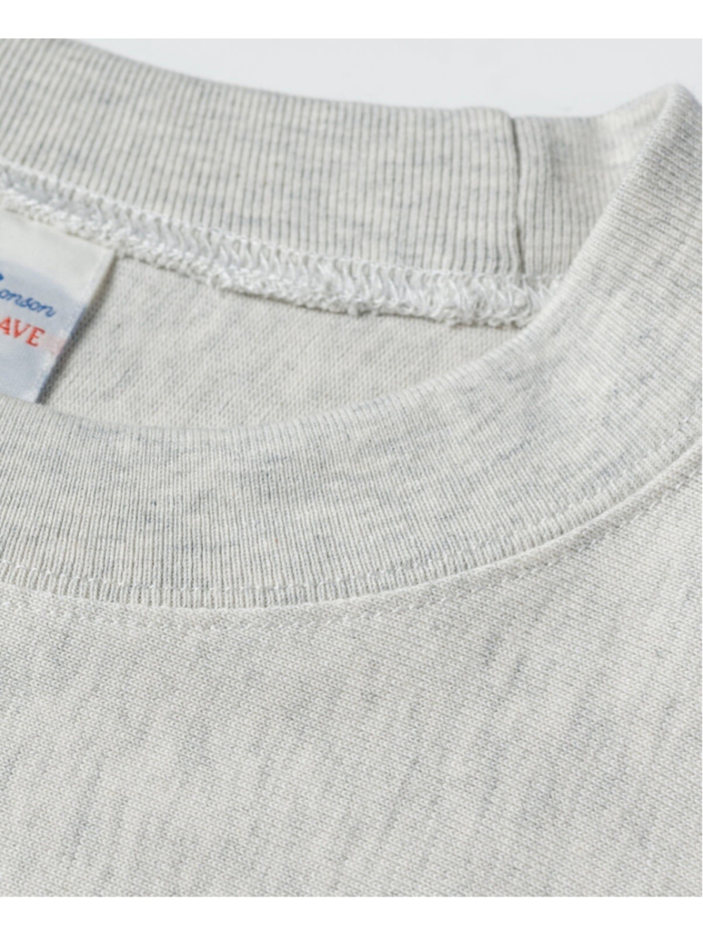 BRONSON Size L 10.6 oz Reverse Weave 100% Cotton T-Shirt Gray 🇺🇸ship S - Picture 4 of 9